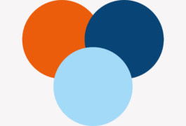 Zu sehen ist das Farbschema für das Branding der Seehüttn. Die Farben Orange, Hellblau und Dunkelblau werden verwendet. Markenaufbau für die Seehüttn. Von der Grafikdesignerin Theresa Fischer aus Oberau bei Garmisch-Partenkirchen.