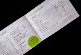 Zum sehen ist die Speisekarte der Croissanterie Gabriels in Seefeld am Pilsensee. Gestaltet von der Grafikdesignerin Theresa Fischer aus Oberau bei Garmisch-Partenkirchen.